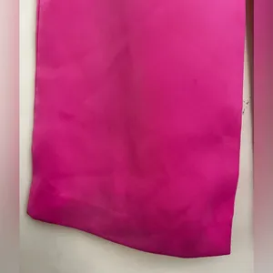 Saskia High Rise Wide Leg Satin Trouser Pants light pink S thumbnail 7