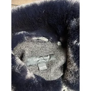 Kenneth Cole Womens Faux Fur Collar Jacket 2XL NWT thumbnail 7
