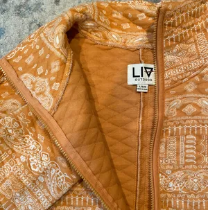 Quilted Jacket Orange Size L thumbnail 3