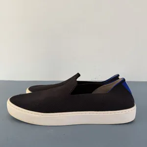 Rothy's The Original Slip On‎ Black Washable Knit Sneakers thumbnail 5