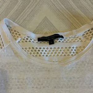 Generation Love Women’s White Mesh Sleeve & Back Women's Top - Size L thumbnail 2