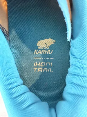 KARHU Ikoni Trail Running Sneaker‎ in New Wheat/Crystal Teal Size 7.5 thumbnail 8