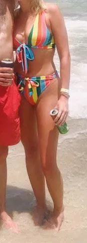Playful Promises Rainbow Bikini Set Multiple Size 4 thumbnail 3