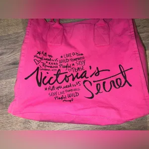 Victoria’s Secret Early 2000’s Medium canvas Tote Bag thumbnail 2