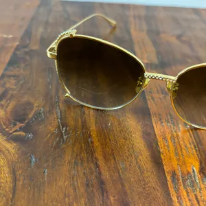 Charles & Keith Gold Butterfly Swarovski Crystal Sunglasses CK3-71280532 Brown‎ thumbnail 16