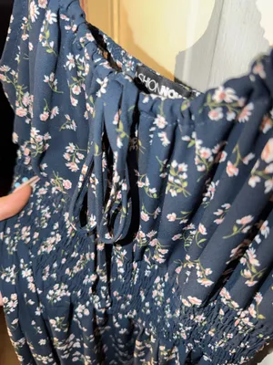 FashioNova Floral High Slit Maxi Dress thumbnail 4