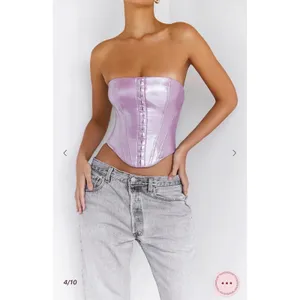 Mistress Rocks House‎ of CB Cultured Lilac Strapless Corset Top NWT Small SOLD OUT thumbnail 5