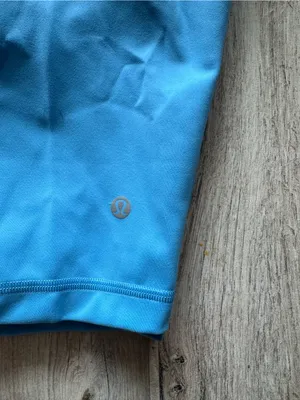 Lululemon Wunder Train No Line High-Rise Short 6" In Ocean Wave Size 8 NWOT thumbnail 9