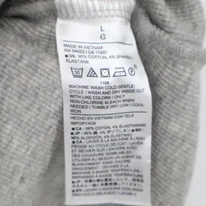 Banana Republic Top Womens L Ribbed Knit Scoop Neck Grey Short Sleeve Excellent thumbnail 3