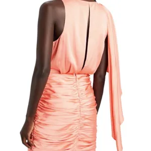 Ronny‎ Kobo Collection Coral Morgan Ruched Cocktail Dress thumbnail 3