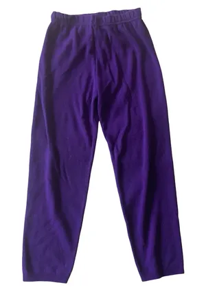 Casual Fleece Pants Purple thumbnail 1