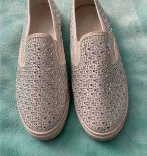 David's Bridal Women's Sparkling Slip-On Shoes thumbnail 1