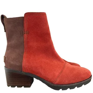 Sorel Cate Waterproof Suede Ankle‎ Booties Colorblock Lug Sole Womens Size 6 thumbnail 10
