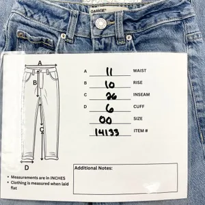 Garage Straight Leg Jeans Size 00 Minimalist Clean Girl Capsule Clean Girl Urban thumbnail 11
