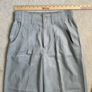 Madewell The Neale Straight-Leg Pant in Drapeweave Overcast Blue Women's Size 6 thumbnail 11