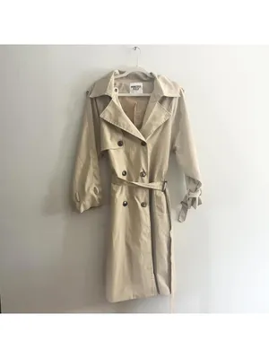 Princess Polly Westwind Trench Coat in Natural thumbnail 2
