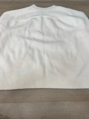 Abercrombie and Fitch Classic Crewneck Sweater - Cream thumbnail 6