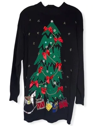 Vintage P'Galli Christmas‎ Sweater thumbnail 1