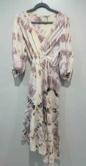 Young Fabulous & Broke Wrap Tie Maxi Dress S thumbnail 1