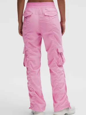 Lululemon Dance Studio Relaxed-Fit Mia-Rise Cargo Pant Pink Frosting Size XS thumbnail 2