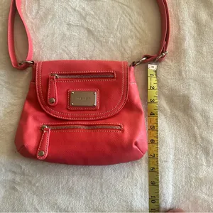 Nine West Crossbody Bag Tangerine Faux Leather thumbnail 8