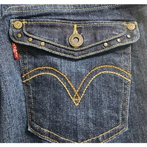 Levi's Womens Size 30x32 515 Bootcut Jean Dark‎ Wash Denim thumbnail 2