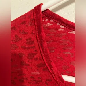 Motherhood Maternity Christmas Long sleeve Tee with side rouching medium‎ thumbnail 9