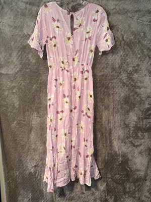 All in Favor Floral Print Midi Dress Size S thumbnail 3