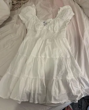 Princess Polly White Sundress  thumbnail 1