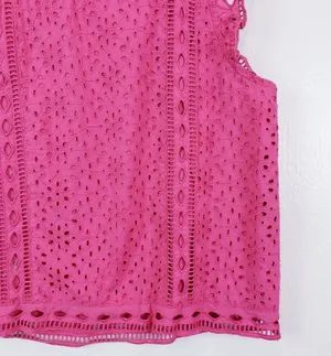 Mauve By Anthropologie Eyelet Blouse thumbnail 4