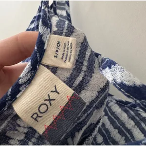 Roxy Juniors Blue and White Stripe Summer Beach Dress Cover‎ Up thumbnail 5