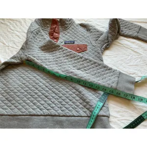 Patagonia Worn Wear Quilted Snap Sweater XSmall Grey thumbnail 8