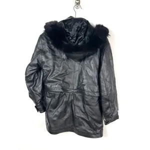 Cabelas leather‎ hooded jacket thumbnail 9