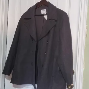 Old Navy Brushed Pea Coat XXL thumbnail 2