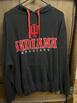 Indiana University Sweatshirt Black Size XL thumbnail 1