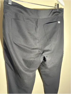 FIGS Jogger Scrub Pants Black with Grey Drawstring 27” inseam thumbnail 4