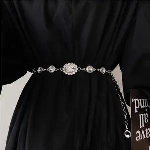 Korean Style Sexy Crystal waist Chain Belt thumbnail 4