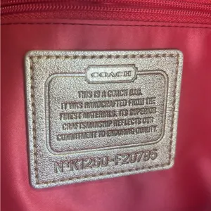 Authentic Coach 1941 "POPPY" Large zip signature Backpack with Colorful Floral thumbnail 12