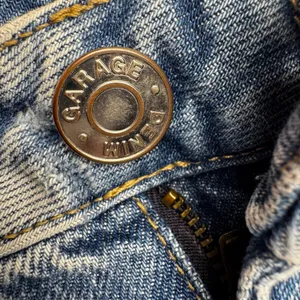 Garage Denim Mom Jeans Blue Distressed Ripped High Rise‎ Womens Size 03 26 thumbnail 5