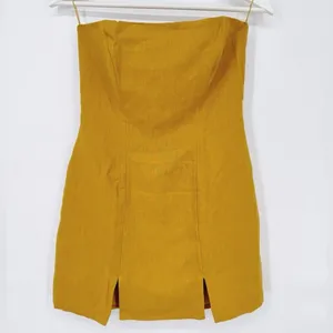 Free People‎ Rumer Harper Linen Mini Dress XS NWT thumbnail 2