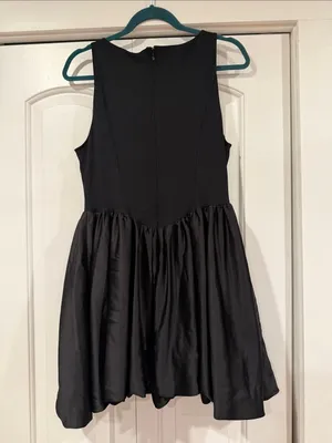 Anthropologie Maeve Black Sleeveless Mini bubble‎ Dress small NWT thumbnail 5