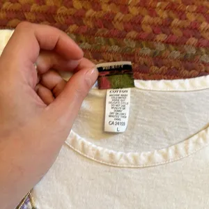 VTG CREAM BIRD NEST COTTAGE CORE TEE Size L thumbnail 5