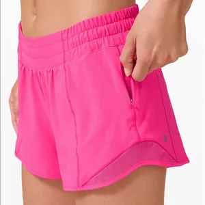 Lululemon Hotty Hot Short II *Long 4" Pink Highlight | 6 tall thumbnail 1
