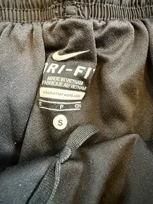 Nike Women’s Black Running Shorts with White Trim size small thumbnail 3