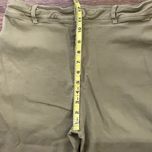 Miss Love Wide Leg High Waist Stretchy Pants Olive Green Size Large thumbnail 8