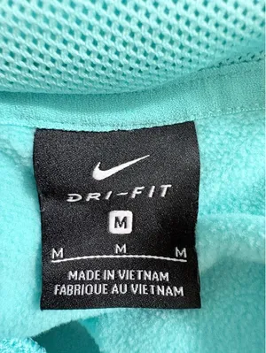 Nike Dri-FIT Hoodie M Aqua Blue Just Do It Pullover Kangaroo Pocket thumbnail 7