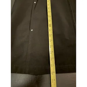 Fleet Street Reversible Hooded‎ Rain Jacket Womens Medium Black Grey Zip Up Coat thumbnail 5