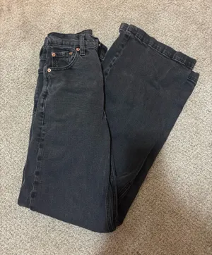 GAP high rise black jeans thumbnail 1