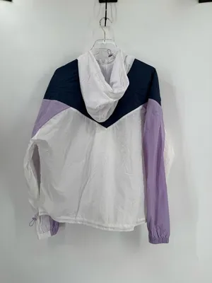 Johnny Was Calme Elements White Lavender Blue‎ Windbreaker Women’s Size xl NWT thumbnail 3
