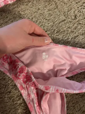 Pink Palm Puff Sakura Lila bottoms and Isla top set thumbnail 6